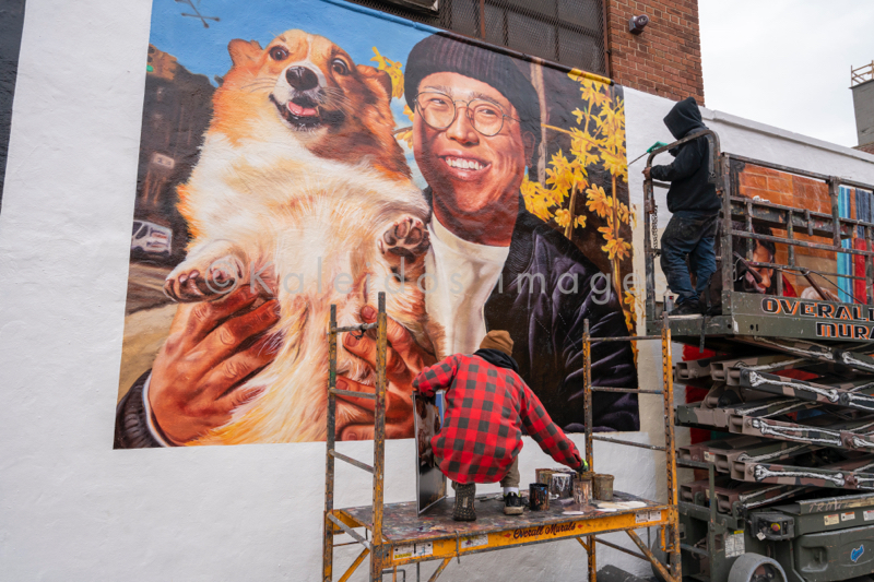 Artists;Brooklyn;Frescoes;Frescos;Kaleidos;Kaleidos images;Mural Paintings;Painters;Paintings;Tarek Charara;USA;La parole à l'image